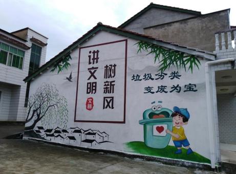 信丰墙绘是现在流行的墙体广告