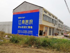 信丰农村墙体广告在不同形式上面展现的不同特色