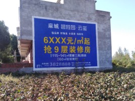 信丰墙体广告的好处