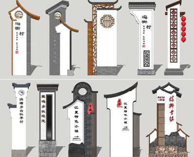 信丰美丽乡村标识标牌有哪些分类？